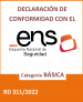 Distintivo de Declaración de Conformidad con el ENS, categoría Básica, Real Decreto 311/2022